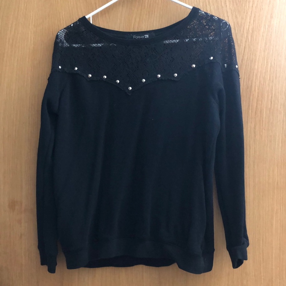Floral lace long sleeve